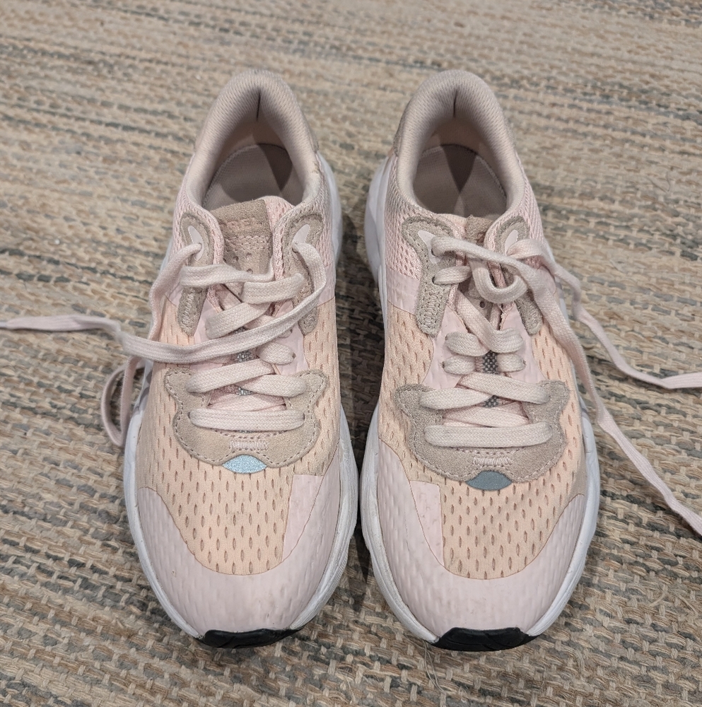 Sorel Womens Kinetic Rnegd Lace Shoes pink white size 8.5